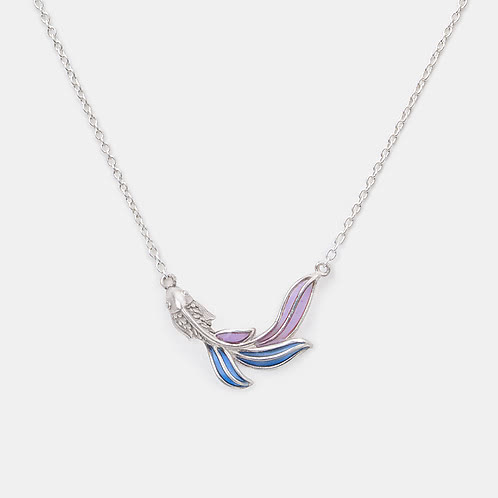 Flow through Uncertainties Necklace in 925 Silver