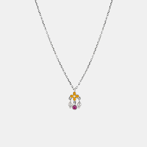 Thaap Necklace in Oxidised 925 Silver