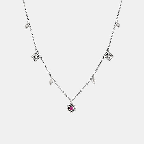 Lehar Necklace in Oxidised 925 Silver