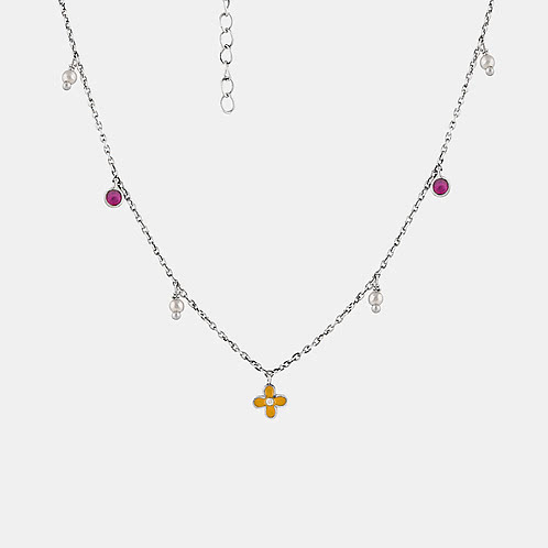 Bhanwar Necklace in Oxidised 925 Silver