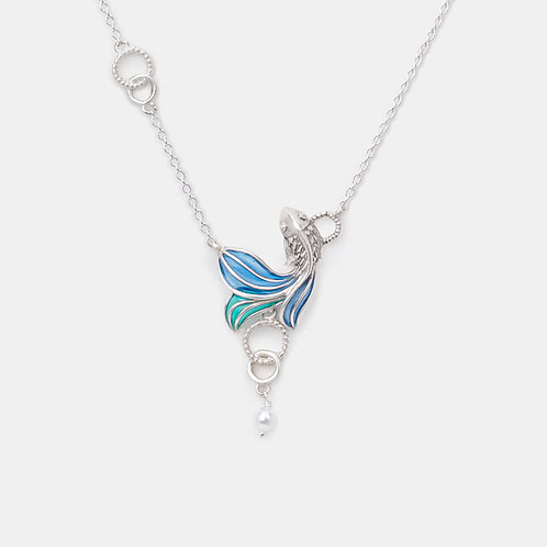 Flow through Change Necklace in 925 Silver