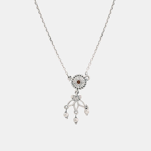 Alankar Necklace in Oxidised 925 Silver