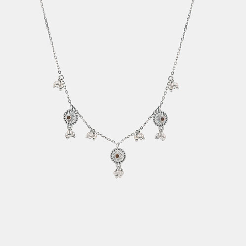 Konika Necklace in Oxidised 925 Silver