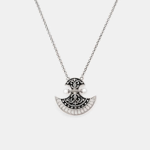 Untamed Axe Necklace in 925 Silver