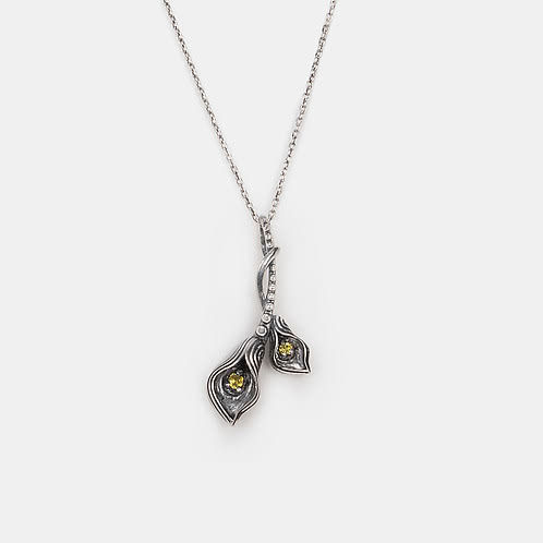 Lily of Escape Necklace in 925 Silver