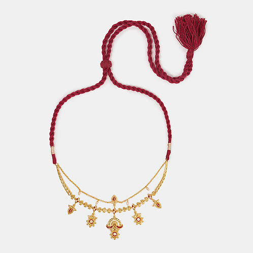 Kalasa Necklace in Gold Plated 925 Silver