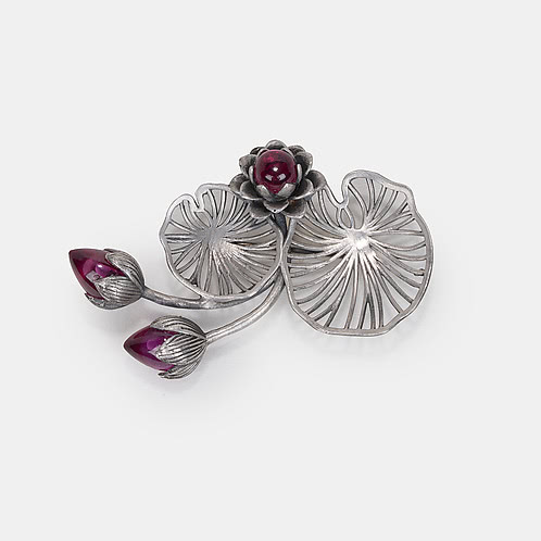 Oxidised Rise Above Apathy Brooch in 925 Silver