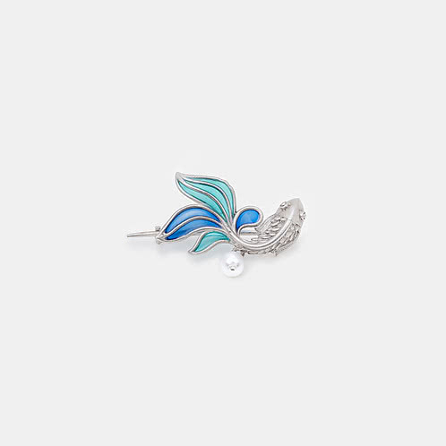 Flow through Change Brooch in 925 Silver