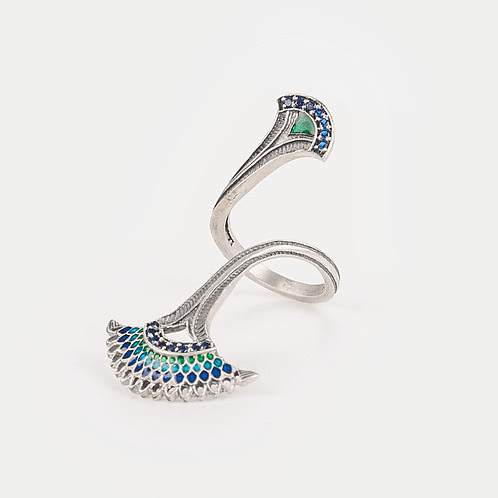 Oxidised Owning My Clumsy Nature Ring