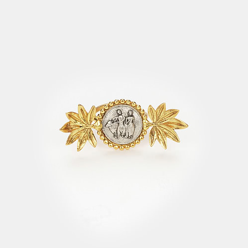 Preethi Ring in Dual Plated 925 Silver