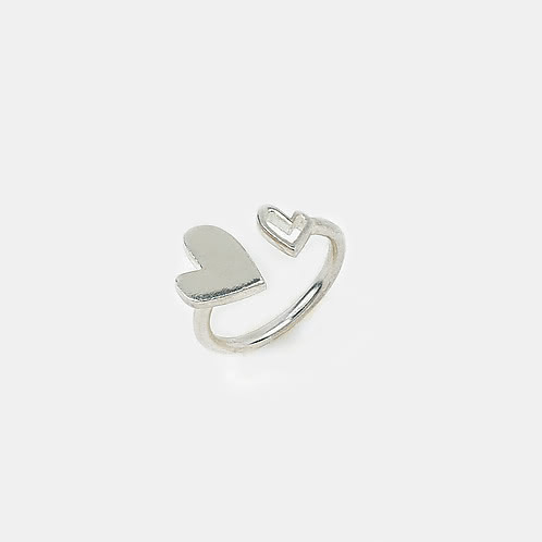 You and Your Uncontrollable Heart Laughter Ring in 925 Silver