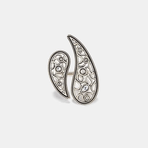 Dhoom Dhaam Ring in 925 Oxidised Silver