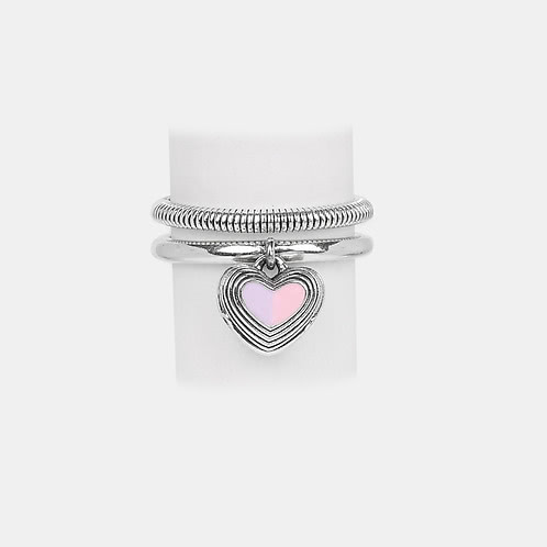 Bring in the Togetherness Heart Ring in 925 Silver