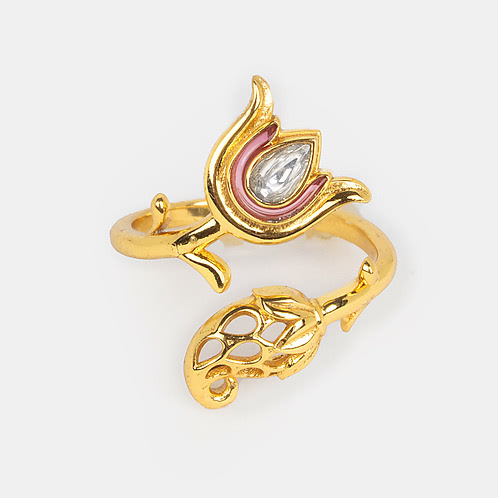 Sagai Shor Ring in Gold Plated 925 Silver