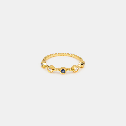 Sublime Ring In Gold-Plated 925 Silver