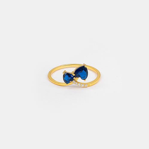Make It Happen Ring In Gold-Plated 925 Silver