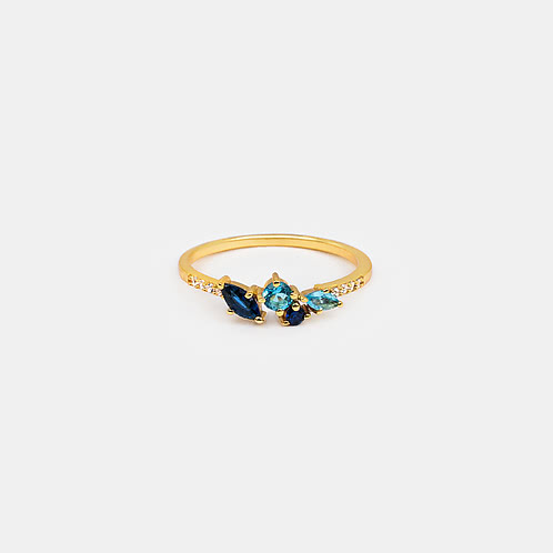 Promise Ring In Gold-Plated 925 Silver