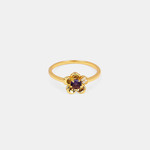 Daisy Ring In Gold-Plated 925 Silver
