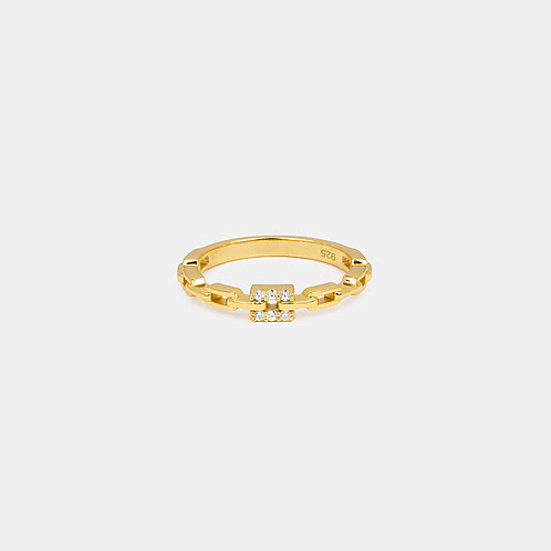 Knots Of Love Ring In Gold-Plated 925 Silver