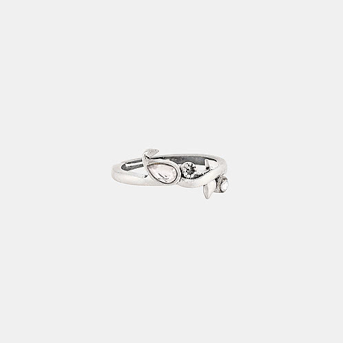 Aatishbaaji Ring in 925 Oxidised Silver
