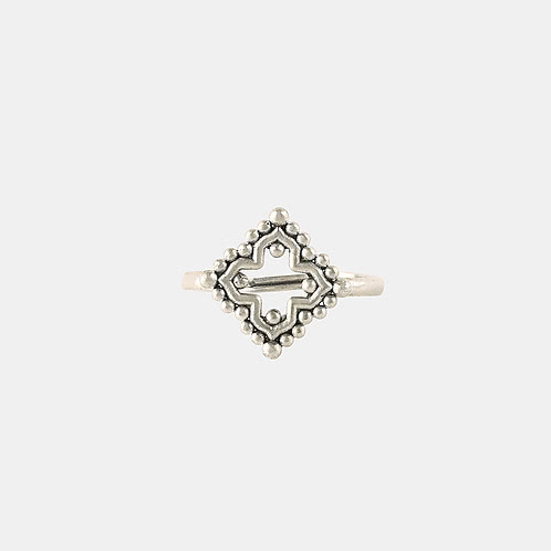 Marvel Ring in Oxidised 925 Silver