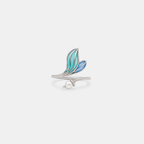 Flow through the Drifts Ring in 925 Silver