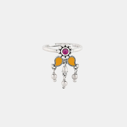 Thirkan Ring in Oxidised 925 Silver