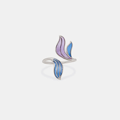 Flow through Rushes Ring in 925 Silver