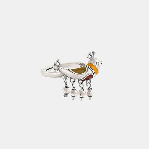 Khag Ring in Oxidised 925 Silver