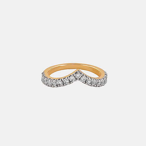 Second Coffee Ring in Gold Plated 925 Silver