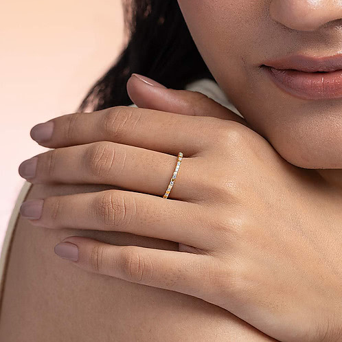 Brunch Plans Ring in Gold Plated 925 Silver