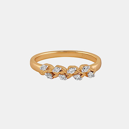 Golden Hour Ring in Gold Plated 925 Silver