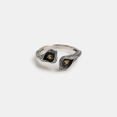 Lily of Laughter Ring in 925 Silver