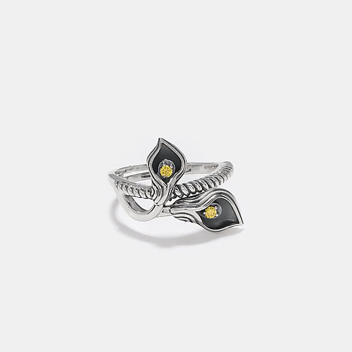 Lily of Spontaneity Ring in 925 Silver