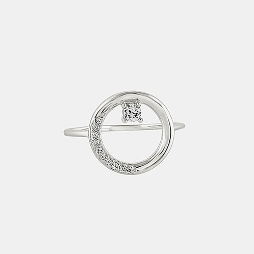 Astral Orbit Ring in 925 Silver