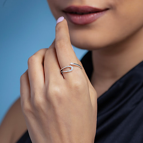 Dewfall Ring in 925 Silver
