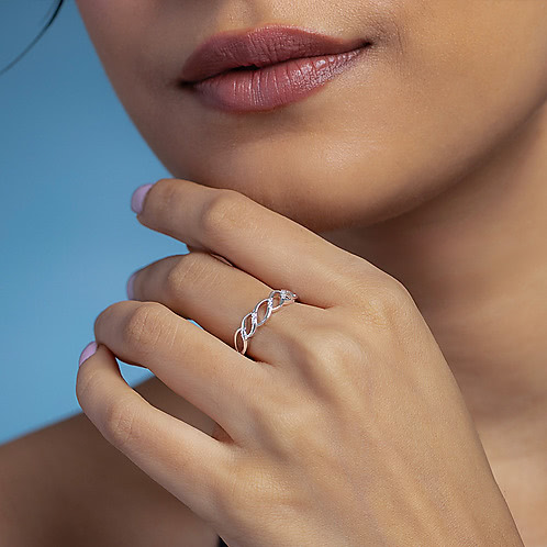 Cloudlet Ring in 925 Silver