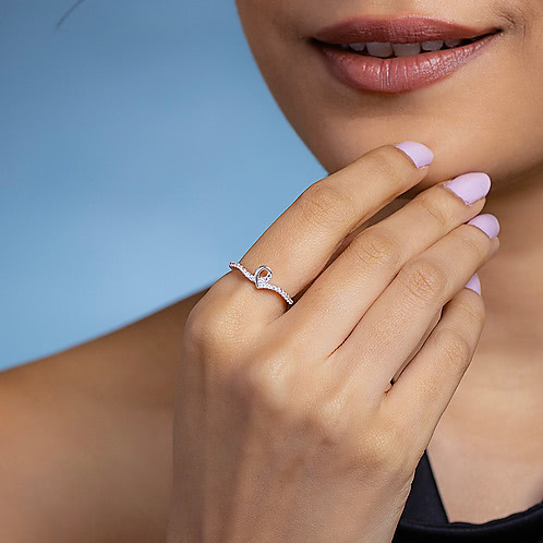 Ocean Whisper Ring in 925 Silver