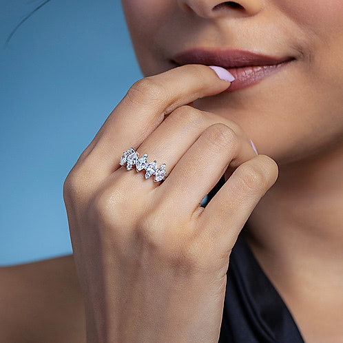 Enchanted Meadow Ring in 925 Silver