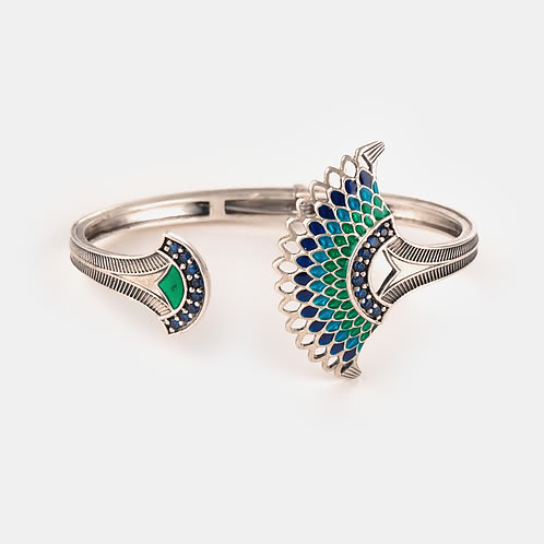 Oxidised Owning My Clumsy Nature Bracelet