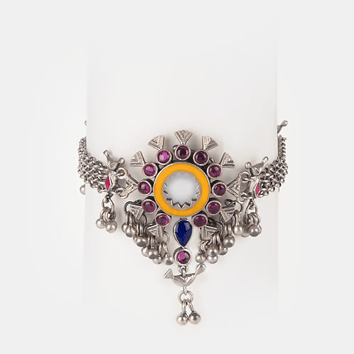 Abla Bharat Style Bracelet in 925 Silver