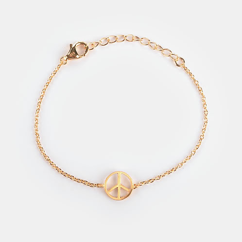 Buy The Girl Boss Triangle Charm Bracelet InﾠRose Gold Plated 925