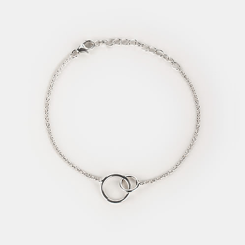 Stay with Me Circle Bracelet in 925 Silver