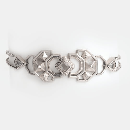 Rosalind Bracelet in Oxidised 925 Silver