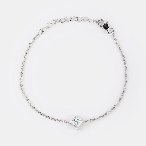 Dusk Till Dawn Solitaire Bracelet in 925 Silver