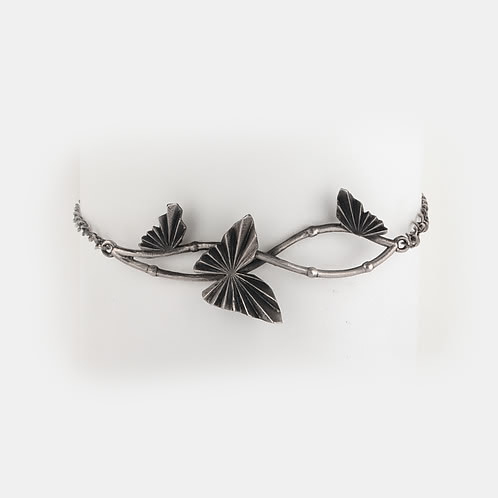 Oxidised Chasing My Unknown Limits Bracelet in 925 Silver