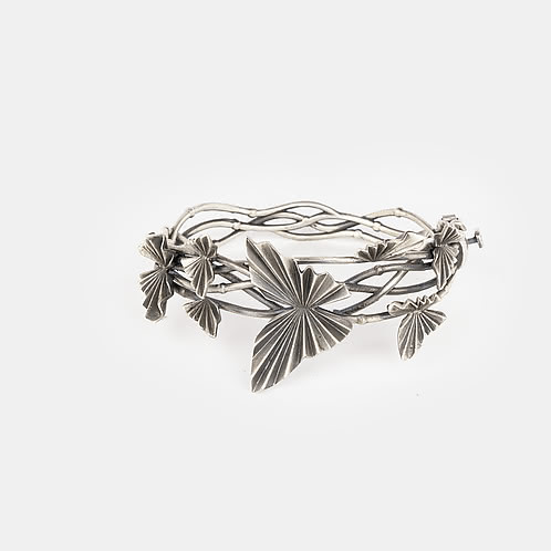 Oxidised Chasing My Burning Passion Bracelet in 925 Silver