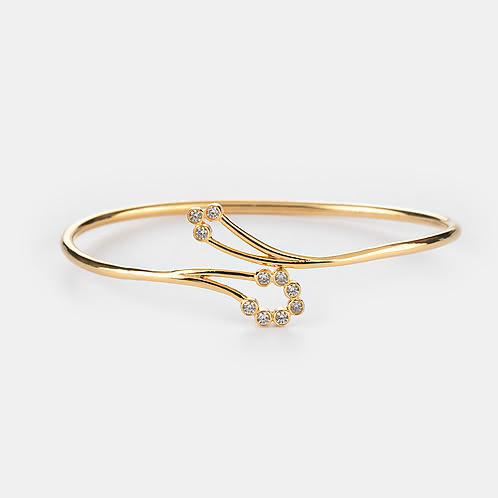 Twinkling Stars Bracelet in Gold Plated 925 Silver