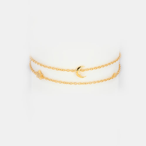Magic In The Milky Way Bracelet in Gold Plated 925 Silver