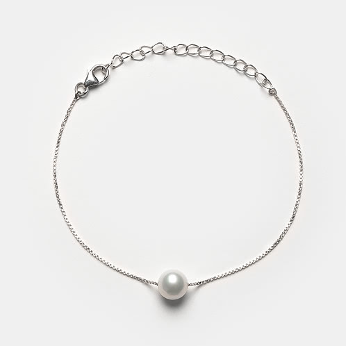 A Pearl Of Love (8mm) Bracelet in 925 Silver
